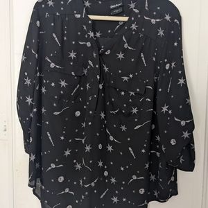 Harry Potter Torrid Blouse Size 2